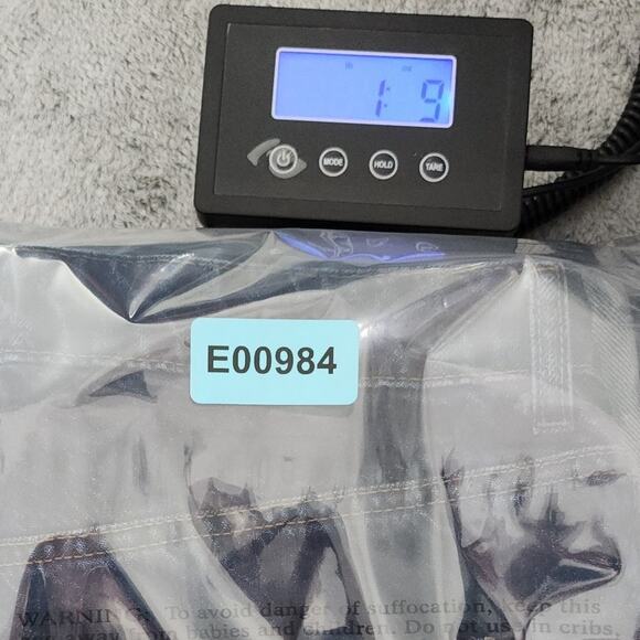 H&M Jeans Womens 10 Blue Dark Wash Straight-Cut Foldover-Cuff High Rise Cotton - Picture 10 of 10